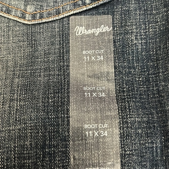 WRANGLER WOMENS STRETCH BOOTCUT JEAN STYLE 09MWZAH SIZE 11 x 34 NWT - Picture 11 of 12